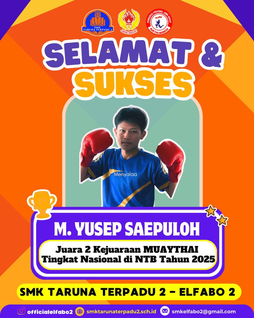 Selamat M. Yusep Juara MUAYTHAI